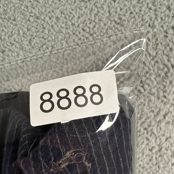 Vintage Polo Ralph Lauren Sweatshirt Mens Large Navy Striped 90s Crewneck Pony - Picture 8 of 8